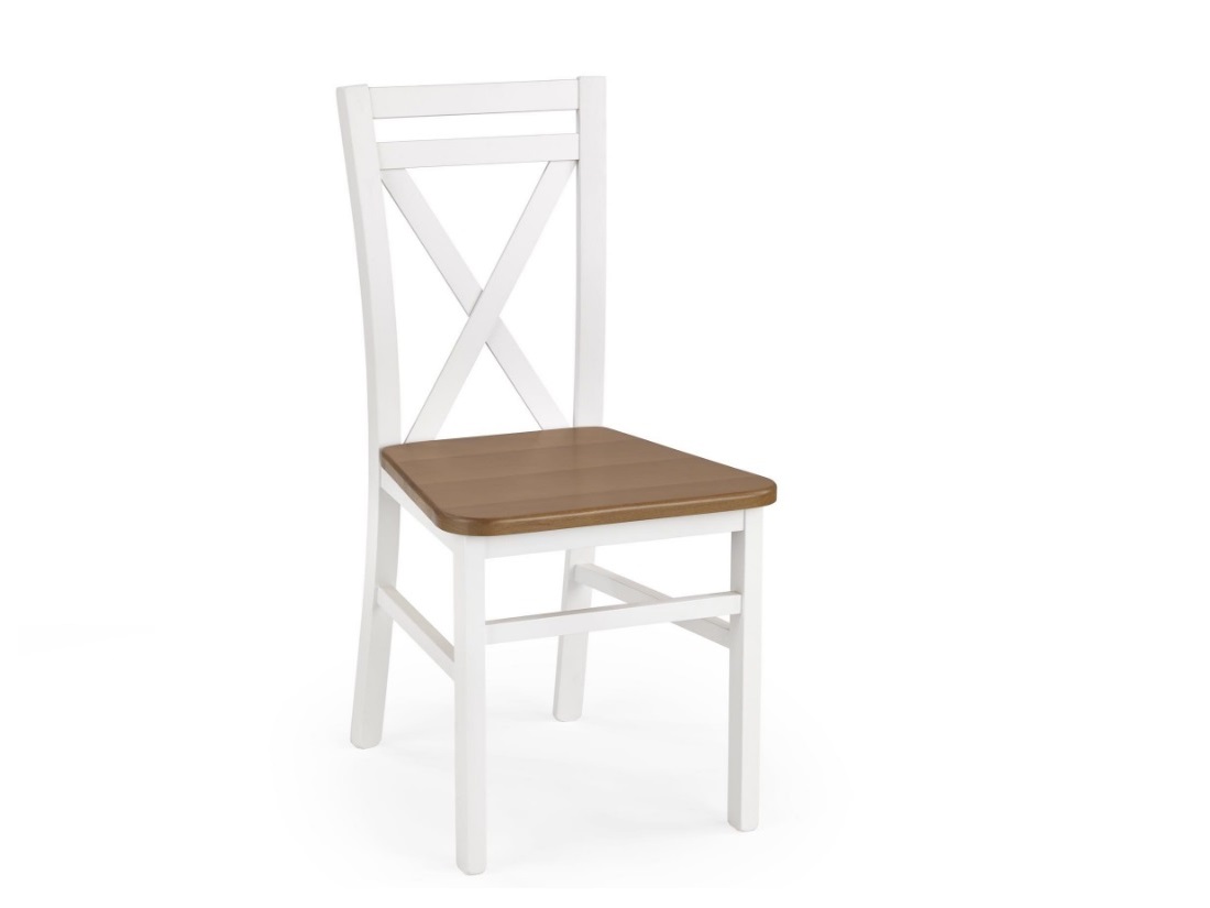 Krzesło DARIUSZ 2 biały / olcha-1